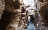 Agrigento - Itálie - Sicílie - Agrigento, Grotte Frapane, podzemní nekropolis, 4.-5.stoetí.n.l.