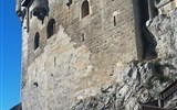 Dolnorakouský advent pro milovníky vína i mlsné jazýčky 2021 - Rakousko - hrad Liechtenstein, postupná obnova v letech 1779 až 1903, hl. změny arch. J.Harthmuth (foto A.Frčková)