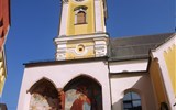 Gmunden - Rakousko - Gmunden - Pfarrkirche Zjevení Páně, před 1270, barokně přestavěn