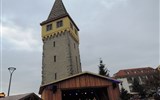 LINDAU - Německo - Lindau, věž Diebsturm, 1380, dlouho fungovala jako vězení