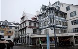 SANKT GALLEN - Švýcarsko -  St.Gallen, Haus zur Rose, vznikl 1628-9 spojením 2 starších domů