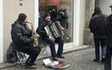 Štýr - Rakousko - Steyr, pouliční hudebníci