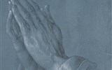Výtvarné akce a speciální výstavy - Rakousko - Vídeň - Albertina, A.Dürer, Modlící se ruce, 1508, šedý a bílý inkoust