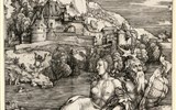 Albrecht Dürer - Rakousko - Vídeň - Albertina, A.Dürer, Mořské příšery, kol 1498