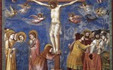 Padova - Itálie - Padova - kaple Scrovegniů, Ukřižování, Giotto,1303-5