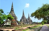 Thajsko - Thajsko - Ayutthaya - komplex Wat Phra Sri Sanphet (Wiki-Sabyk2011)