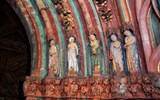 Malbork - Polsko - Malbork, Zlatá brána, vstup lemují po stranách postavy moudrých a hloupých panen, 13.století