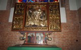Elblag - Polsko - Elblag, sv.Mikoláš, oltář Klanění 3 králů, kolem 1510, z kostela P.Marie v Elblagu