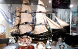 Greenwich - Anglie - Londýn - Greenwich, Námořní muzeum, další z modelů lodí britského námořnictva
