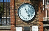 Greenwich - Anglie - Londýn - Greenwich, tyto hodiny ukazují originální greenwichský čas