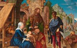 Adventní Vídeň, Schönbrunn, trhy a výstava Modigliani  2021 - Rakousko - Vídeň - Albrecht Dürer, Klanění králů, 1504