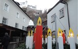 Advent v Salcburku s největším průvodem čertů na světě 2019 - Rakousko - Salcburk, Hohensalzburg a symbolický adventní věnec