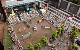 Miniatur Wunderland - Německo - Hamburk - Wunderland, soutěž v parkurovém skákání