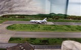 Miniatur Wunderland - Německo - Hamburk - Wunderland, na letišti startují a přistávají Boeingy 747 či 787 nebo Airbusy 350 i 380