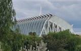 Valencie, perla Costa Azahar, přírodní parky 2022 - Španělsko - Valencie - Museu de les Ciències Príncipe Felipe, muzeum vědy, S.Calatrava, otevřeno 2000