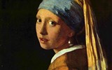 Výtvarné akce a speciální výstavy - Holandsko - Haag - galerie Mauritzhuis, Jan Vermeer, Dívka s perlou, 1665