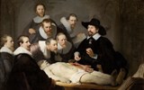 Výtvarné akce a speciální výstavy - Holandsko - Haag - galerie Mauritzhuis, Rembrandt van Rijn, Anatomie doktora Tulpa, kol 1632
