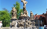 Bamberk - Německo - Bamberg, skupina Ukřižování, 1715, sochař L.Gollwitzer