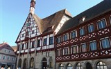 Forchheim - Německo - Forchheim, radnice, hl.budova s věží 1534-5, sousední 1401-2