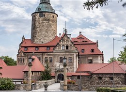 Polsko - hrad Czocha, dal postavit 1241-7 český král Václav I. k ochraně Lužice, tehdy součásti českého království (foto J.Novotná)