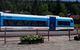 Turistika na Krkonošsko-jizerském  pomezí 2020 - Česká republika, Jizerské hory, vlak Tanvald - Kořenov (K. Kaucká)