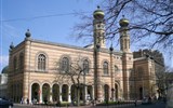 Bratislava, Budapešť, památky a termální lázně adventní 2023 - Maďarsko - Budapešť - Velká synagoga, nevětší v Evropě, 1854-1859