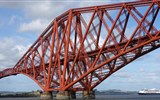 Edinburgh, letecký eurovíkend, opatství na řece Tweed, Rosllynská kaple a krásy Skotské vysočiny 2024 - Velká Británie - Skotsko - Forth bridge