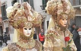 Karenvaly a čarodějnice - Itálie - Itálie - Benátky - některé masky jsou přebohatě zdobené