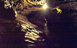 Jeskyně Lurgrotte - Rakousko - Štýrsko - Lurgrotte, vápence vyleštěné proudící podzemní vodou