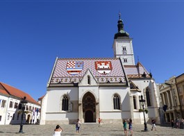 Adventní Zagreb a termální lázně Tuhelj 2024  Chorvatsko - Zagreb - kostel sv. Marka