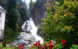 Bad Gastein - Rakousko - Bad Gastein, Gasteiner Wasserfälle, vznikl na říčce Gasteiner Ache, symbol města