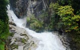 Bad Gastein - Rakousko - Bad Gastein, Gasteiner Wasserfälle, výška skoku udávaná od 180 do 340 m