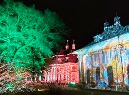 Adventní Drážďany - festival štol - světelné zahrady 2024  Německo - Pillnitz - Christmas Garden, až oči přecházejí