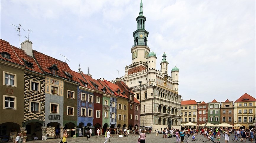 Poznaň, Wroclaw, Bydgoszcz a Toruň - polské skvosty Baltic Expresem a termály 2025  Polsko - Poznaň - hlavní náměstí