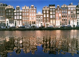 Holandsko - Amsterdam - země grachtů, obchodu, starých mistrů a jejich obrazů, kupeckých domů a to vše se odráží v duši místních lidí i na hladině kanálů