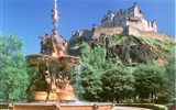 Britské království - památky UNESCO - Skotsko, Edinburg, hrad
