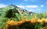 Sopky Auvergne, regionální přírodní park - Francie, Auvergne, Puy de Sancy