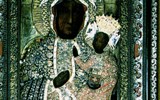 Polsko - Polsko - Čenstochová - Panna Maria, tzv. Černá Madona, namalovaná 1434 přes starší byzantskou ikonu