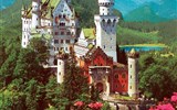 Pohádkové zámky Ludvíka Bavorského - Německo - Bavorsko - romantický zámek Neuschwanstein