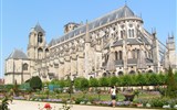 Francie, památky UNESCO - Francie, Bourges - katedrála Saint Étienne, 1192-1324