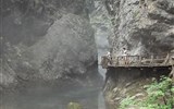 Putování a relaxace v Julských Alpách - stanový - Slovinsko, soutěska Vintgar 