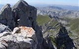 Národní park Durmitor - Černá Hora - pohoří Durmitor - Bobotuv Kuk, 4. nejvyšší hora země, 2523 m
