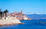 Azurové pobřeží a oblast Alpes Maritimes - Francie - Provence -  Antibes, na výstavbě opevnění se podílel proslulý Vauban