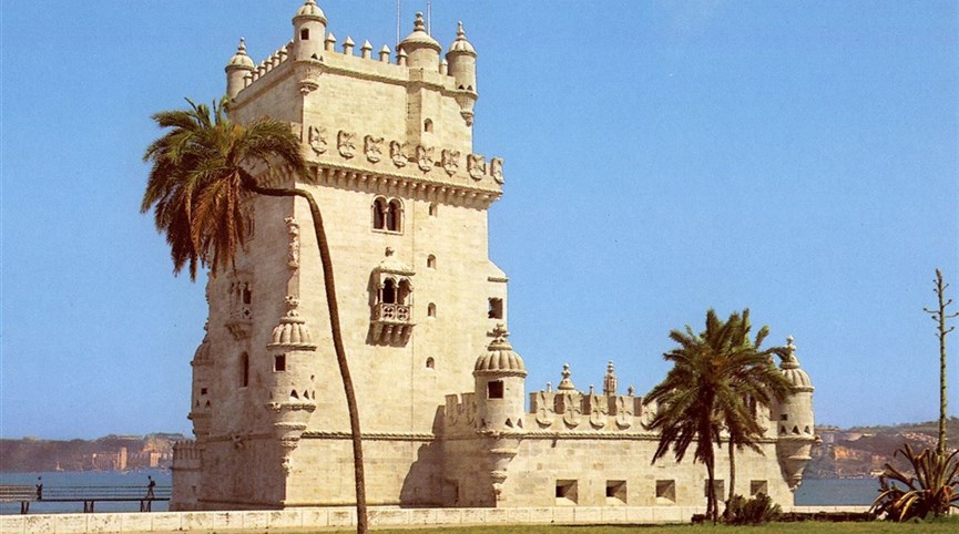 Portugalsko, země mořeplavců, vína a památek UNESCO 2022  Portugalsko - Lisabon - Belémská věž (Torre de Belém), 1515-21 na paměť výpravy Vasco de Gamy v manuelském stylu