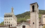 Řím, Orvieto, Perugia a koupání v Rimini 2022 - Itálie , Umbrie, Gubbio