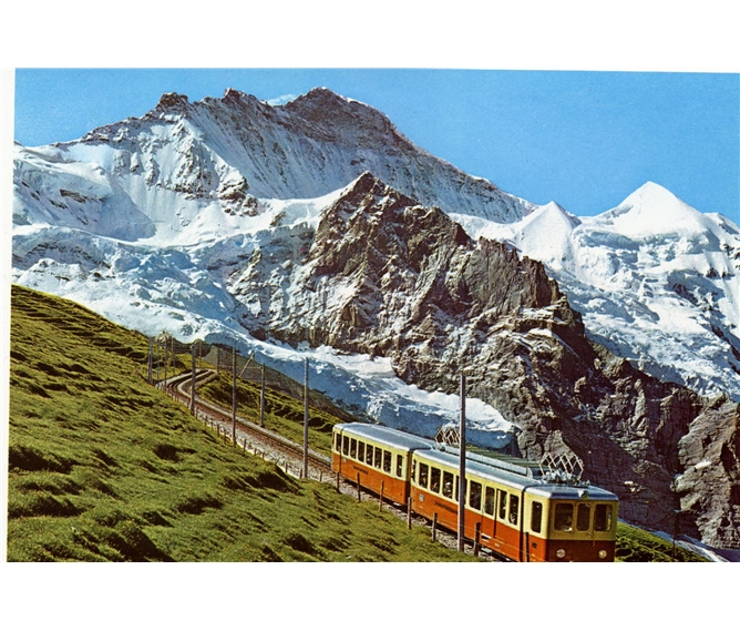 Švýcarskem za bernardýny, nejvyšší horou a ledovcem 2023 - Švýcarsko, Jungfrau