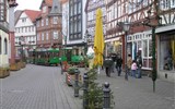 Advent ve středověkých městech Německa a zdobené kašny 2022 - Německo - Rothenburg - advent v ulicích plných hrázděných domů