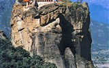 Řecko a ostrovy - Řecko - Meteora - kláštery na vrcholcích slepencových skal v oblasti Thesálie