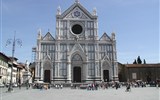 Florencie, kolébka renesance a galerie Uffizi 2022 - Itálie - Toskánsko - Florencie, Santa Maria Novella, dominikáni, 1279-1420, portál 1350-1470 vrcholná renesance