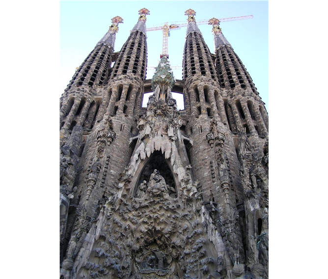 Barcelona, Montserrat a Girona s pobytem u moře - letecky 2023 - Španělsko, Barcelona, Sagrada Familia, věže